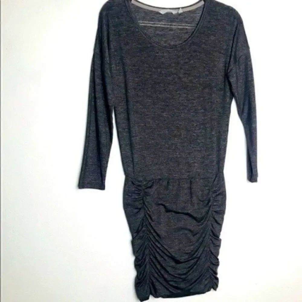 Athleta athletic dress purple long sleeve rushed XSP BoxA